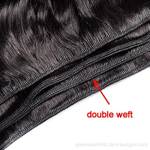 Water Wave Bundles With Closure Free Part Wet and Wavy Unprocessed Virgin Human Hair 100% Human Hair Extensions Water Wave